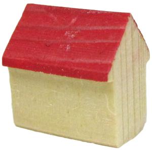 Hans Günter Flath Haus, farbig  (Hans Günter Flath 611) Miniatur-Haus, zweifarbig